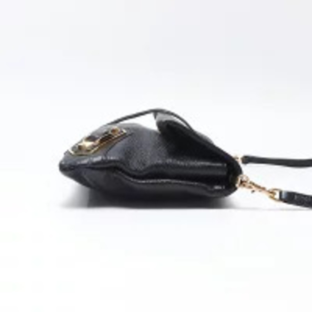 Balenciaga Envelope Leather Shoulder Bag Black - Picture 5 of 13